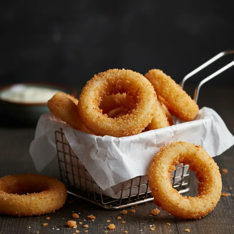Onion Rings (6 pc) — Appetizers & Fry Corner at Grüv, Bahria Town Lahore