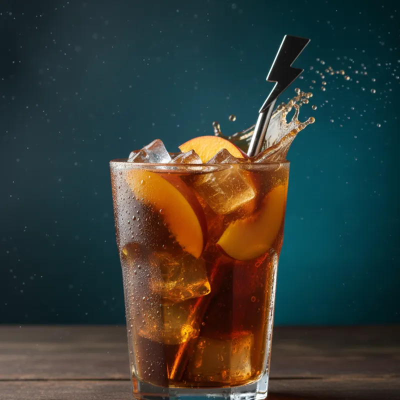 Peach Tea — Iced Tea at Grüv, Bahria Town Lahore