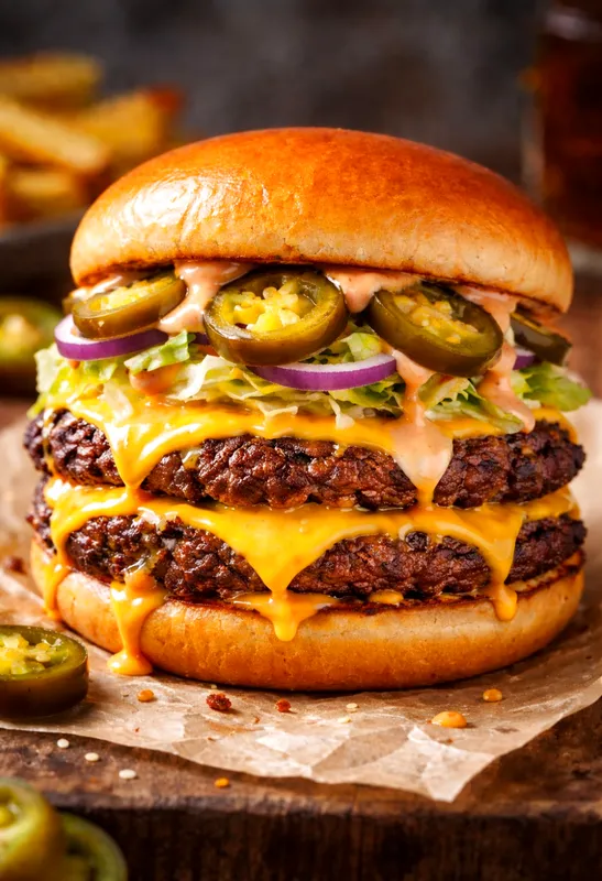 Power House — Beef Burgers at Grüv, Bahria Town Lahore