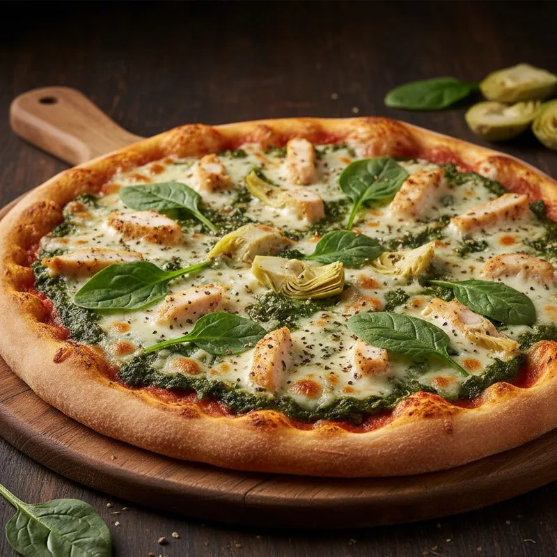 Spinach Heart — Pizza at Grüv, Bahria Town Lahore